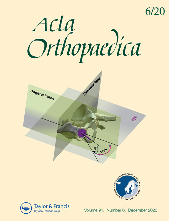 					View Acta Orthopaedica, Volume 91, Issue 6 (2020)
				