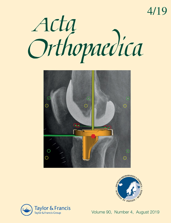 					View Acta Orthopaedica, Volume 90, Issue 4 (2019)
				