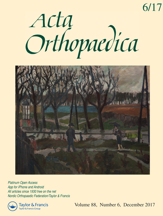 					View Acta Orthopaedica, Volume 88, Issue 6 (2017)
				